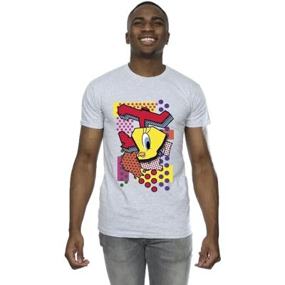 Looney Tunes - Tweety Pop Art T-Shirt - Grigio - 4XL - T-Shirt Looney Tunes - Tweety Pop Art T-Shirt - Grigio - 4XL - T-Shirt