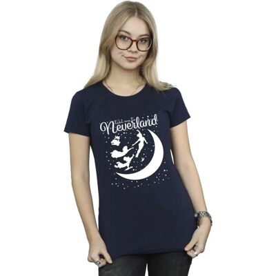 Disney Peter Pan Navy Blauw Katoenen T-Shirt - T-Shirt Disney Peter Pan Navy Blauw Katoenen T-Shirt - T-Shirt
