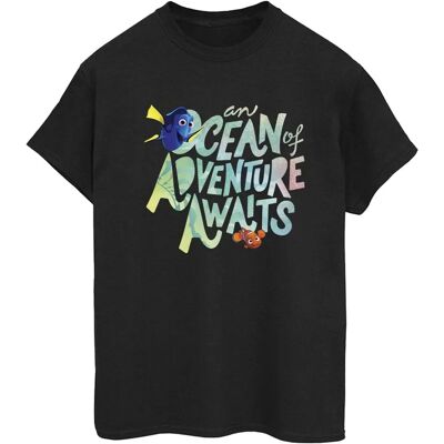 Disney Finding Dory Ocean Avontuur Katoenen Boyfriend T-Shirt - Zwart Disney Finding Dory Ocean Avontuur Katoenen Boyfriend T-Shirt - Zwart