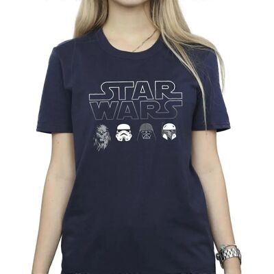 Koszulka Star Wars Granatowa Bawełniana - T-Shirt Koszulka Star Wars Granatowa Bawełniana - T-Shirt