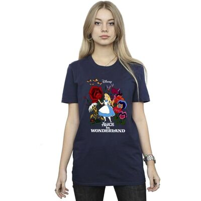 T-Shirt w Bawełnę Niebieskie Alice Disney T-Shirt w Bawełnę Niebieskie Alice Disney