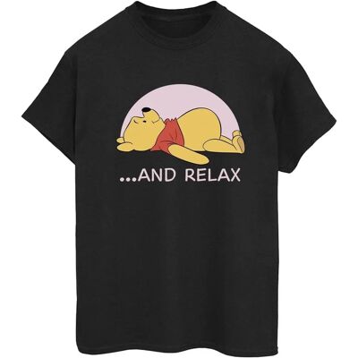 Disney Winnie The Pooh Relax bawełniany boyfriend T-shirt Disney Winnie The Pooh Relax bawełniany boyfriend T-shirt