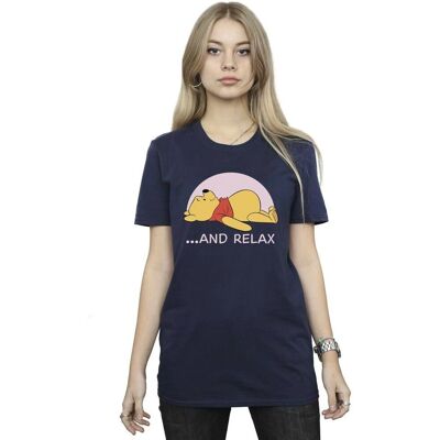 Disney Winnie The Pooh Relax Koszulka z Bawełny - T-Shirt Disney Winnie The Pooh Relax Koszulka z Bawełny - T-Shirt