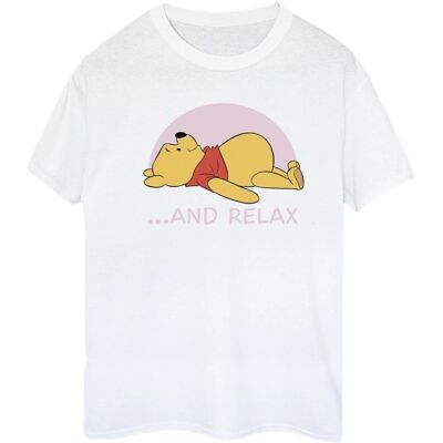 Disney Winnie The Pooh Relax Koszulka z bawełny dla kobiet Disney Winnie The Pooh Relax Koszulka z bawełny dla kobiet