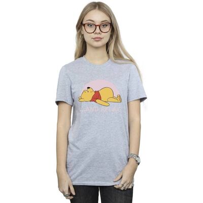 Disney Winnie The Pooh Relax Bawełniany T-shirt Boyfriend - T-shirt Disney Winnie The Pooh Relax Bawełniany T-shirt Boyfriend - T-shirt