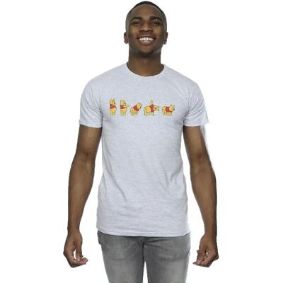 Disney Winnie The Pooh Lichtgrijze Katoenen T-Shirt - T-Shirt Disney Winnie The Pooh Lichtgrijze Katoenen T-Shirt - T-Shirt