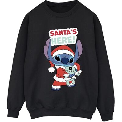 Bluza Disney Lilo & Stitch Santa - Unisex Kobiety Czarna Bluza Disney Lilo & Stitch Santa - Unisex Kobiety Czarna