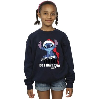 Disney Lilo & Stitch Marineblauwe Sweatshirt - Trui Disney Lilo & Stitch Marineblauwe Sweatshirt - Trui