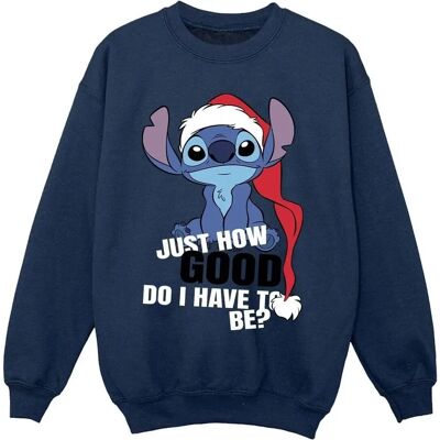 Disney Lilo & Stitch Marineblauw Sweatshirt - Kids 12-13y Disney Lilo & Stitch Marineblauw Sweatshirt - Kids 12-13y