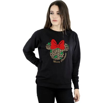 Świąteczna bluza Minnie Mouse Disney z leopardem - Bluza Świąteczna bluza Minnie Mouse Disney z leopardem - Bluza