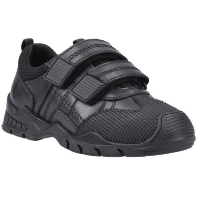 Hush Puppies Tristen School Shoes - Leer, Zwart Hush Puppies Tristen School Shoes - Leer, Zwart