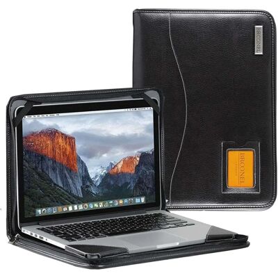 Broonel - Acer Travelmate P4 16" - Black - Leather - Case Broonel - Acer Travelmate P4 16" - Black - Leather - Case