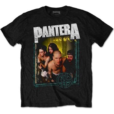 Pertemba Pantera Maglietta in Cotone Nera - Abbigliamento Pertemba Pantera Maglietta in Cotone Nera - Abbigliamento