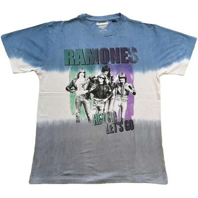 T-Shirt Retro in Cotone Unisex Ramones - Blu - Maglietta T-Shirt Retro in Cotone Unisex Ramones - Blu - Maglietta