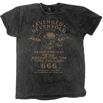 Avenged Sevenfold Maglietta Nera Seize The Day Avenged Sevenfold Maglietta Nera Seize The Day