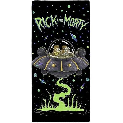 Rick And Morty UFO Towel - Officially Licensed Rick And Morty UFO Towel - Officially Licensed