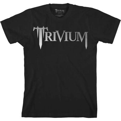 Pertemba Trivium Black Metallic Logo T-Shirt - T-Shirt Pertemba Trivium Black Metallic Logo T-Shirt - T-Shirt