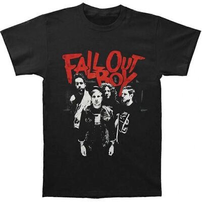 Fall Out Boy Unisex XXL Punk T-Shirt - Band & Logo - Black Fall Out Boy Unisex XXL Punk T-Shirt - Band & Logo - Black