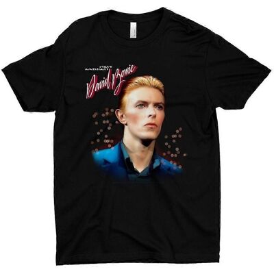 David Bowie Maglietta Nera M Unisex - Young Americans - T-Shirt David Bowie Maglietta Nera M Unisex - Young Americans - T-Shirt