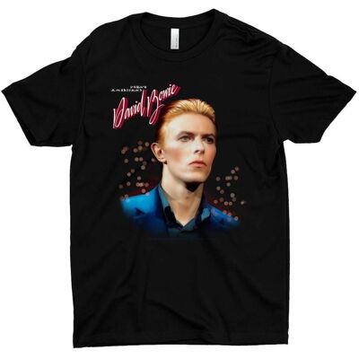 T-shirt unisex David Bowie Giovani Americani Stampa Retro - Nero - Taglia: 40/Regolare/14 T-shirt unisex David Bowie Giovani Americani Stampa Retro - Nero - Taglia: 40/Regolare/14