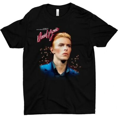 Maglietta Young Americans con stampa posteriore di David Bowie - Nero - Unisex Maglietta Young Americans con stampa posteriore di David Bowie - Nero - Unisex