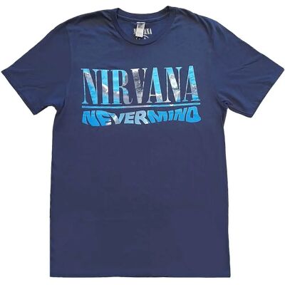 Nirvana Unisex Nevermind Back Print T-Shirt - T-Shirt Nirvana Unisex Nevermind Back Print T-Shirt - T-Shirt