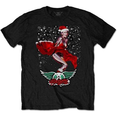 Maglietta di Natale Robot Santa Aerosmith Unisex Adulto - Maglietta Maglietta di Natale Robot Santa Aerosmith Unisex Adulto - Maglietta