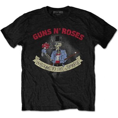 T-Shirt Unisex Scheletro in Cotone Guns N' Roses - T-Shirt T-Shirt Unisex Scheletro in Cotone Guns N' Roses - T-Shirt