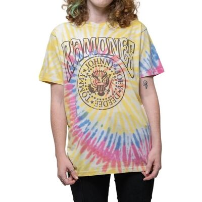 Ramones Maglietta Psichedelica Unisex Gialla - Maglietta Ramones Maglietta Psichedelica Unisex Gialla - Maglietta