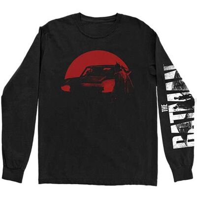Batman Unisex Cotton Long-Sleeved T-Shirt - Black - T-Shirt Batman Unisex Cotton Long-Sleeved T-Shirt - Black - T-Shirt