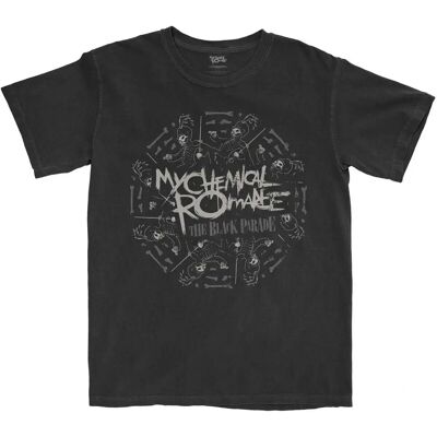 My Chemical Romance Black XXL Cotton T-Shirt - Unisex Adult Circle March My Chemical Romance Black XXL Cotton T-Shirt - Unisex Adult Circle March