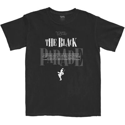 My Chemical Romance Black Track List T-Shirt - T-Shirt My Chemical Romance Black Track List T-Shirt - T-Shirt