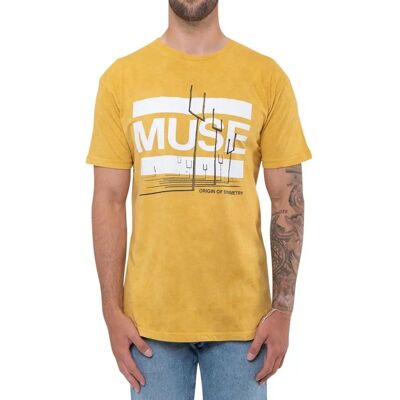 Muse Origin Of Symmetry Mineral Wash T-Shirt - T-Shirt Muse Origin Of Symmetry Mineral Wash T-Shirt - T-Shirt