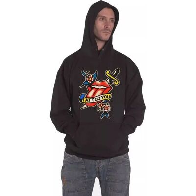 Felpa con cappuccio unisex The Rolling Stones Tattoo You - Nero Felpa con cappuccio unisex The Rolling Stones Tattoo You - Nero