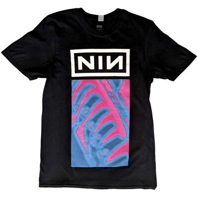 Nine Inch Nails Pretty Hate Machine Neon Cotton T-Shirt - T-Shirt Nine Inch Nails Pretty Hate Machine Neon Cotton T-Shirt - T-Shirt