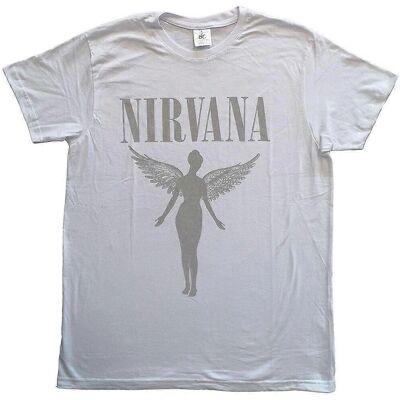 T-Shirt Nirvana Unisex Tour In Utero Stampa Retro - T-Shirt T-Shirt Nirvana Unisex Tour In Utero Stampa Retro - T-Shirt