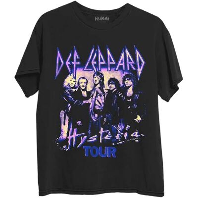 Def Leppard Hysteria Tour Cotton T-Shirt - T-Shirt Def Leppard Hysteria Tour Cotton T-Shirt - T-Shirt