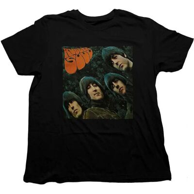 The Beatles Rubber Soul Album T-Shirt - Unisex Black S The Beatles Rubber Soul Album T-Shirt - Unisex Black S