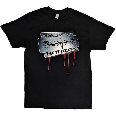 Maglietta in Cotone Nera Bring Me The Horizon - Unisex - Vestibilità Classica Maglietta in Cotone Nera Bring Me The Horizon - Unisex - Vestibilità Classica
