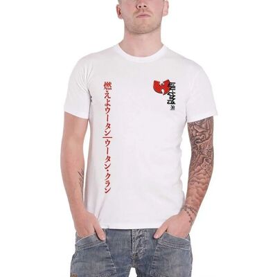 Wu-Tang Clan M White Cotton T-Shirt - Unisex Wu-Tang Clan M White Cotton T-Shirt - Unisex