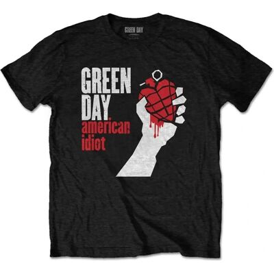 T-Shirt Unisex Green Day American Idiot Nero - T-Shirt T-Shirt Unisex Green Day American Idiot Nero - T-Shirt