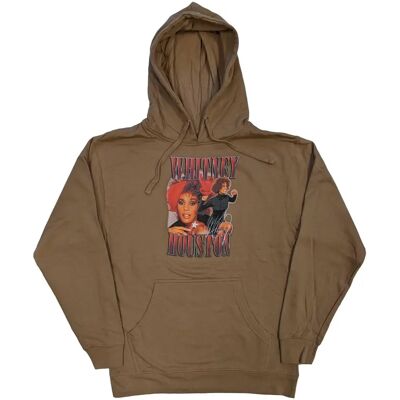 Pertemba Whitney Houston Felpa con Cappuccio Unisex - Omaggio Anni '90 Pertemba Whitney Houston Felpa con Cappuccio Unisex - Omaggio Anni '90