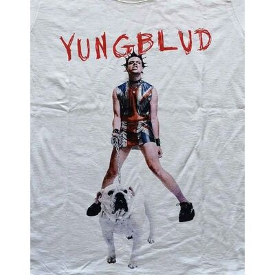 Yungblud White Crew Neck Short Sleeve T-Shirt - Apparel Yungblud White Crew Neck Short Sleeve T-Shirt - Apparel