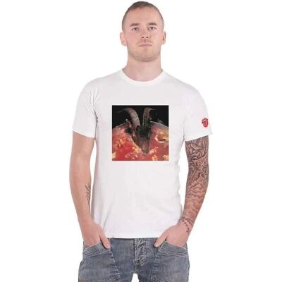 Rolling Stones White XL Goat Head Soup T-Shirt - Unisex Rolling Stones White XL Goat Head Soup T-Shirt - Unisex