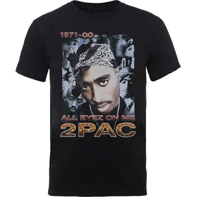 Pertemba FR - Tupac Shakur All Eyez Cotton T-Shirt - Apparel Pertemba FR - Tupac Shakur All Eyez Cotton T-Shirt - Apparel