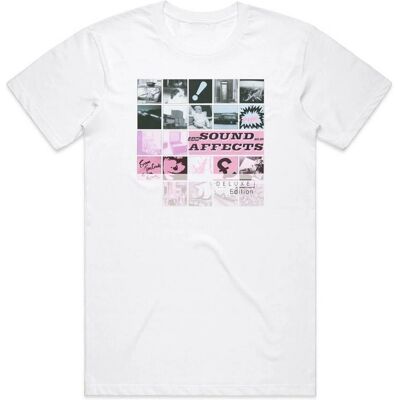The Jam Unisex White Sound Affects Cotton T-Shirt - T-Shirt The Jam Unisex White Sound Affects Cotton T-Shirt - T-Shirt