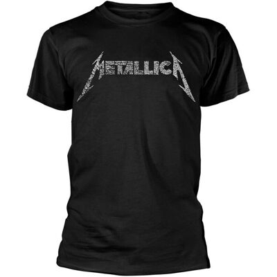 Metallica Unisex 40th Anniversary Logo T-Shirt - T-Shirt Metallica Unisex 40th Anniversary Logo T-Shirt - T-Shirt
