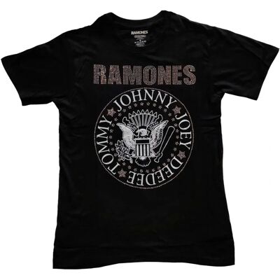 T-Shirt Unisex Ramones Sigillo Presidenziale Nero - T-Shirt T-Shirt Unisex Ramones Sigillo Presidenziale Nero - T-Shirt