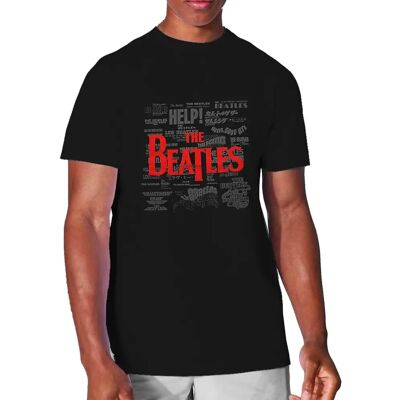The Beatles Unisex XL Cotton Logo T-Shirt - T-Shirt The Beatles Unisex XL Cotton Logo T-Shirt - T-Shirt