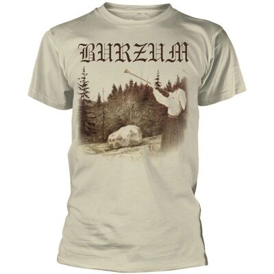 Burzum Luonnollinen Lyhythihainen T-Paita - Musiikkivaatteet Burzum Luonnollinen Lyhythihainen T-Paita - Musiikkivaatteet